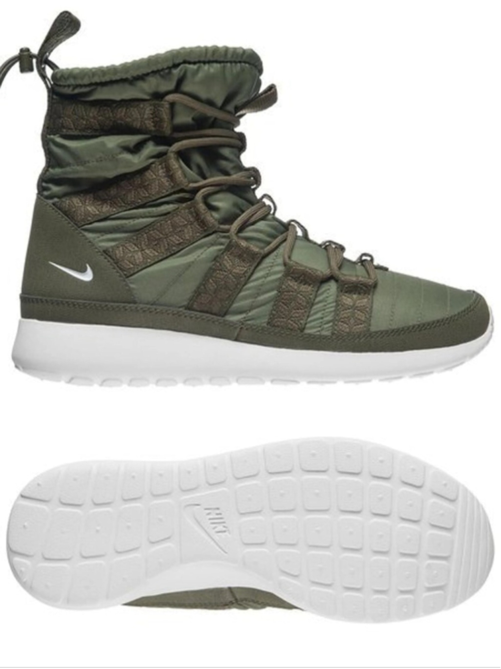 Nike Roshe One Hi Dark Green Sneaker Boots